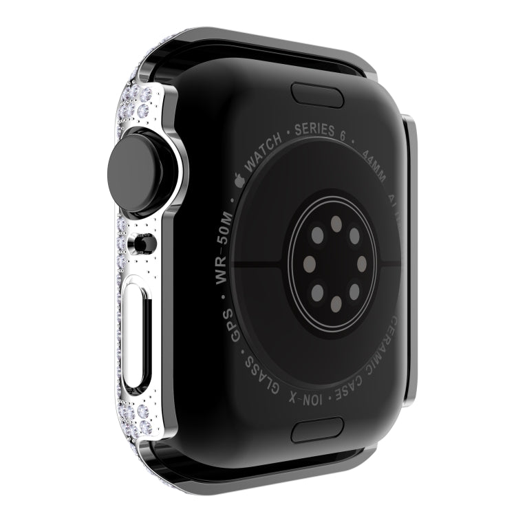 Diamond PC + Tempered Glass Watch Case For Apple Watch Series, 3&2&1 38mm, 3&2&1 42mm