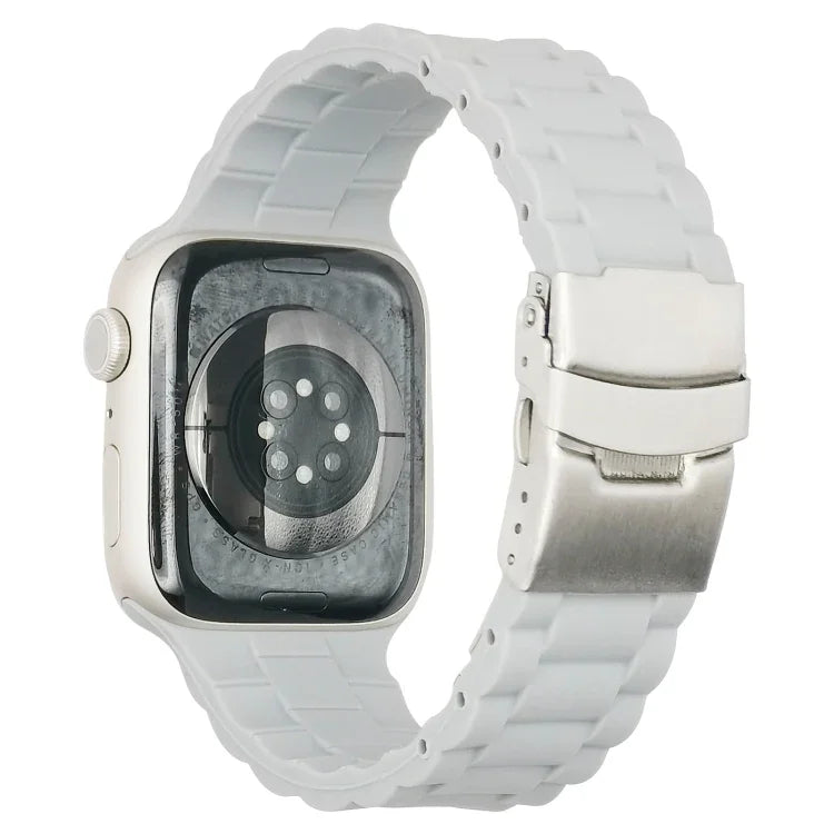 Three Beads Watchband For Apple Watch Series, 7 41mm / 6&SE&5&4 40mm / 3&2&1 38mm, 7 45mm / 6&SE&5&4 44mm / 3&2&1 42mm