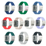 Three Beads Watchband For Apple Watch Series, 7 41mm / 6&SE&5&4 40mm / 3&2&1 38mm, 7 45mm / 6&SE&5&4 44mm / 3&2&1 42mm