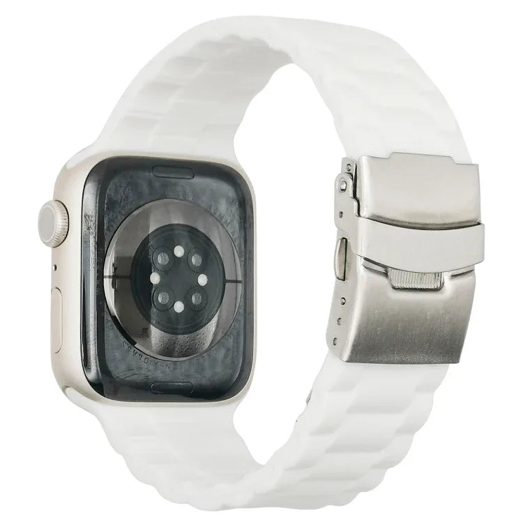 Three Beads Watchband For Apple Watch Series, 7 41mm / 6&SE&5&4 40mm / 3&2&1 38mm, 7 45mm / 6&SE&5&4 44mm / 3&2&1 42mm