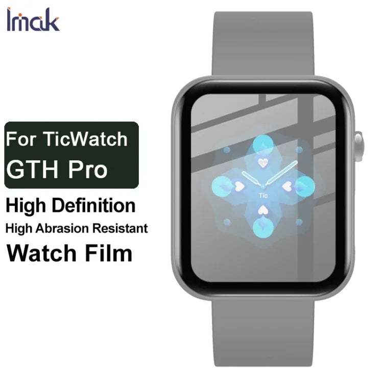 IMAK Plexiglass HD Watch Protective Film, For TicWatch GTH Pro, For Samsung Galaxy Watch 3 41mm, For Samsung Galaxy Watch 3 45mm, For Samsung Galaxy Watch 4 42mm, For Samsung Galaxy Watch 4 46mm