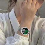 Single Row Diamond Hollowed PC Watch Case, For Samsung Galaxy Watch4 44mm