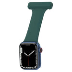 Silicone Nurse Watch Band For Apple Watch Series, 7 45mm / 6&SE&5&4 44mm / 3&2&1 42mm, 7 41mm / 6&SE&5&4 40mm / 3&2&1 38mm