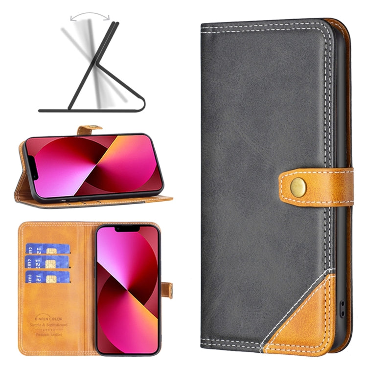 Color Matching Double Sewing Thread Leather Case, For iPhone 13 mini, For iPhone 13, For iPhone 13 Pro, For iPhone 12 mini, For iPhone 12 / 12 Pro, For iPhone 12 Pro Max, For iPhone 11, For iPhone 11 Pro, For iPhone 11 Pro Max