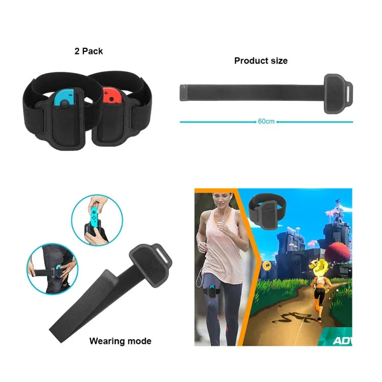 JYS JYS-NS215 10 In 1 Somatosensory Sports Accessories Set for Nintendo Switch, JYS 10 In 1