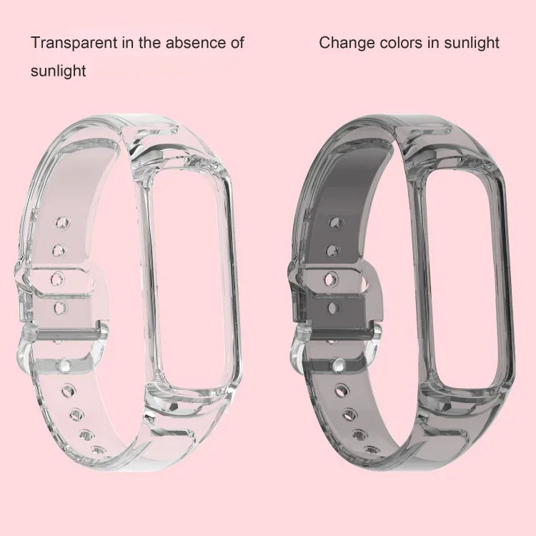 Discoloration in Light TPU Watch Band, For Samsung Galaxy Fit 2 SM-R220