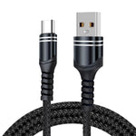 6A Woven Style USB Charging Cable, Cable Length: 1m, USB-C / Type-C, 8 Pin