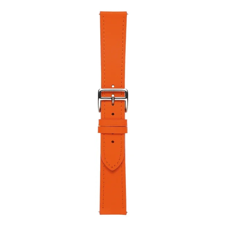 Plain Weave Genuine Leather Watch Band, For Samsung Galaxy Watch4 20mm, For Huawei Watch GT 3 Pro 22mm