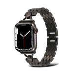 D-shaped Rhombus Metal Watch Band For Apple Watch Series, 7 45mm / 6&SE&5&4 44mm / 3&2&1 42mm, 7 41mm / 6&SE&5&4 40mm / 3&2&1 38mm