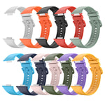 Solid Color Silicone Watch Band, For Huawei Watch Fit 2