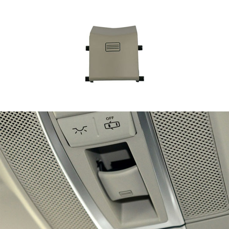 Car Dome Light Button Sunroof Window Switch Button for Mercedes-Benz W166 / W292 2012-, Left Driving, Flat, Convex
