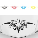 D-299 Skull Pattern Car Modified Hood Decorative Sticker, D-299