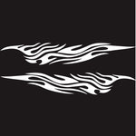 2 PCS/Set D-476 Fire Element Pattern Car Modified Decorative Sticker, D-476