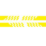2 PCS/Set D-487 Stripe Pattern Car Modified Decorative Sticker, D-487