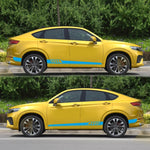 2 PCS/Set D-608 Stripe Pattern Car Modified Decorative Sticker, D-608