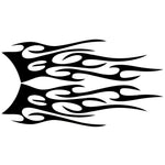 2 PCS/Set D-751 Flame Pattern Car Modified Decorative Sticker, D-751
