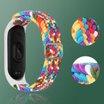 Adjustable Nylon Braided Elasticity Watch Band, For Xiaomi Mi Band 7