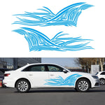 2 PCS/Set D-752 Lines Pattern Car Modified Decorative Sticker, D-752