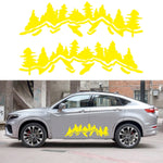 2 PCS/Set D-924 Mountain Woods Pattern Car Modified Decorative Sticker, D-924