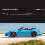 2 PCS/Set D-933 Lightning Pattern Car Modified Decorative Sticker, D-933