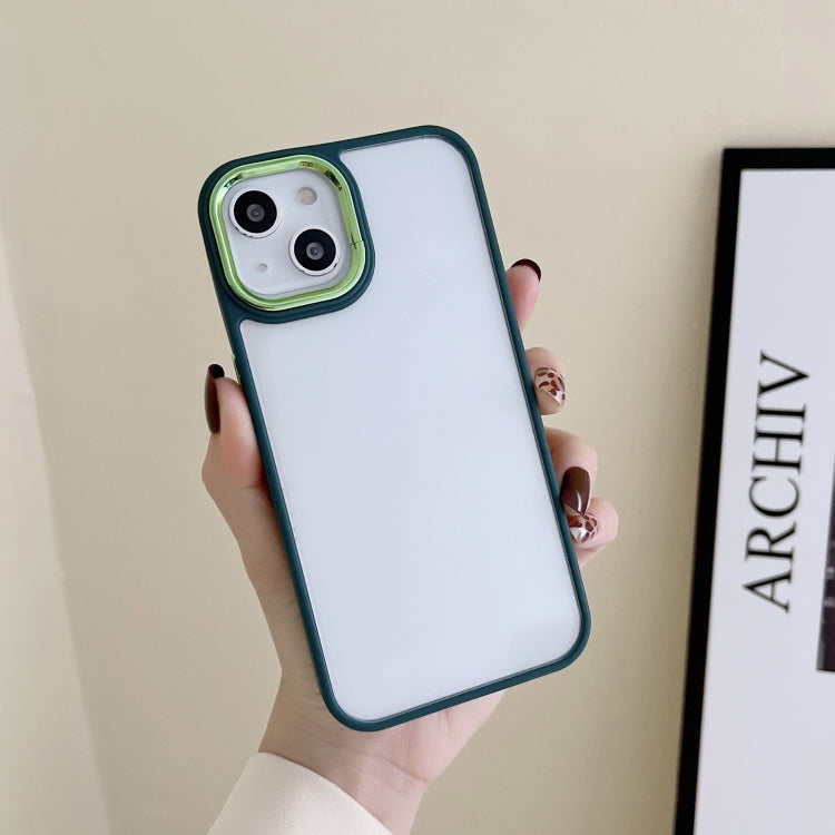 3 in 1 Electroplated Acrylic Phone Case, For iPhone 14, For iPhone 14 Plus, For iPhone 14 Pro