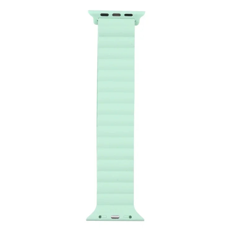 Silicone Magnet Watch Band For Apple Watch Series, 7 45mm / 6&SE&5&4 44mm / 3&2&1 42mm, 7 41mm / 6&SE&5&4 40mm / 3&2&1 38mm
