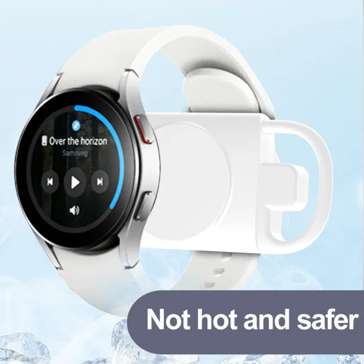 T09-S USB+Type-C Portable Wireless Smart Watch Charger for Samsung Watch Series, For Samsung Watch Series