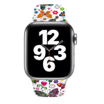 Single Nail Printing Watch Band For Apple Watch Series, 7 45mm / 6&SE&5&4 44mm / 3&2&1 42mm, 7 41mm / 6&SE&5&4 40mm / 3&2&1 38mm