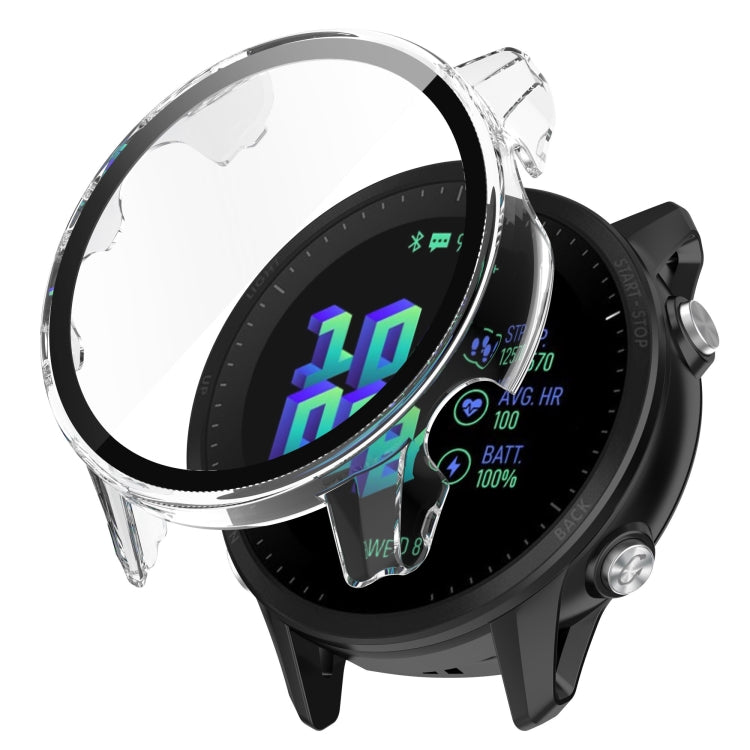 PC Tempered Film Full Body Watch Case, For Garmin Forerunner 255, For Garmin Forerunner 255S, For Garmin Forerunner 955