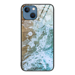 Marble Pattern Glass Protective Phone Case, For iPhone 14, For iPhone 1XR, For iPhone XS Max