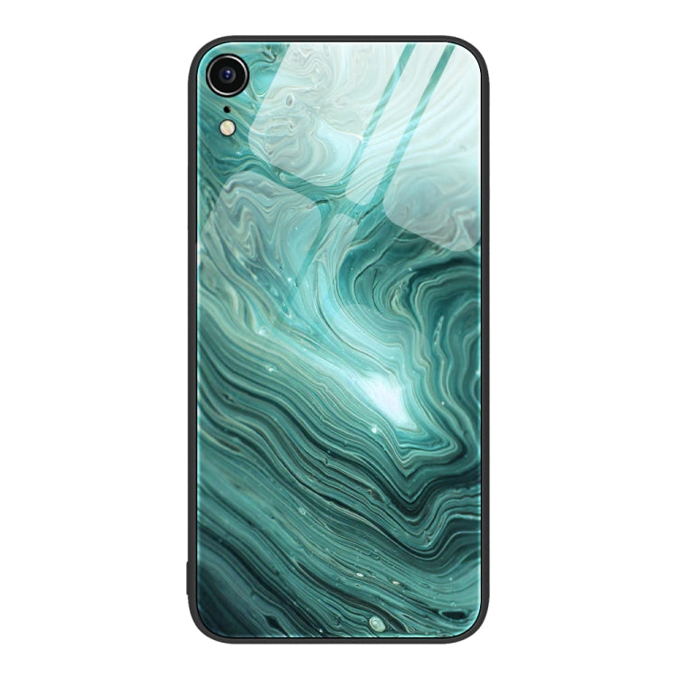 Marble Pattern Glass Protective Phone Case, For iPhone 14, For iPhone 1XR, For iPhone XS Max