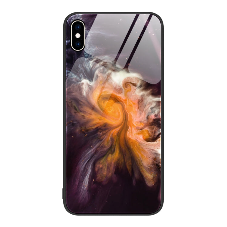 Marble Pattern Glass Protective Phone Case, For iPhone 14, For iPhone 1XR, For iPhone XS Max