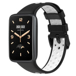 For Xiaomi Mi Band 7 Pro Two-Color Breathable Silicone Watch Band