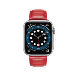 Genuine Leather Watch Band For Apple Watch Series, 7 45mm / 6&SE&5&4 44mm / 3&2&1 42mm, 7 41mm / 6&SE&5&4 40mm / 3&2&1 38mm