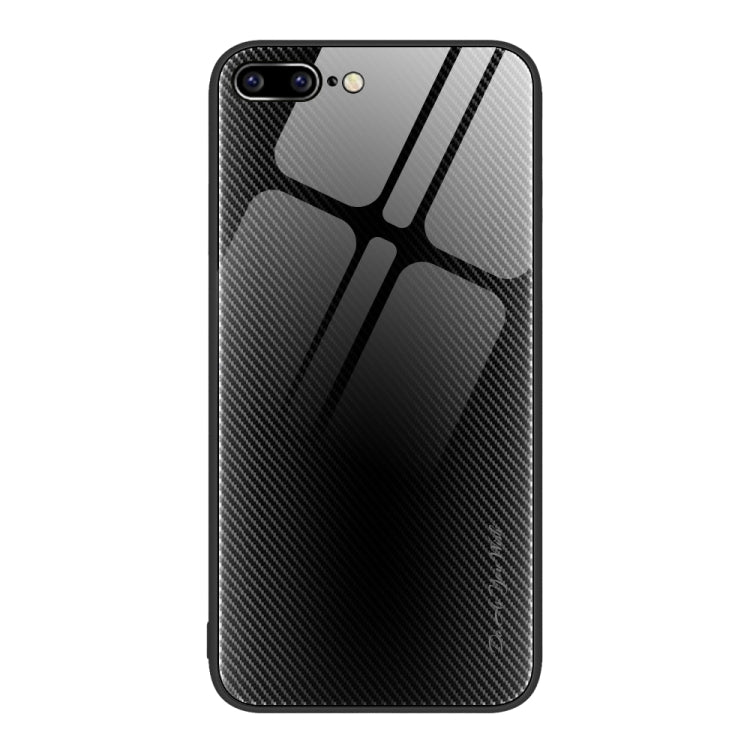 Texture Gradient Glass TPU Phone Case, For iPhone 8 Plus / 7 Plus