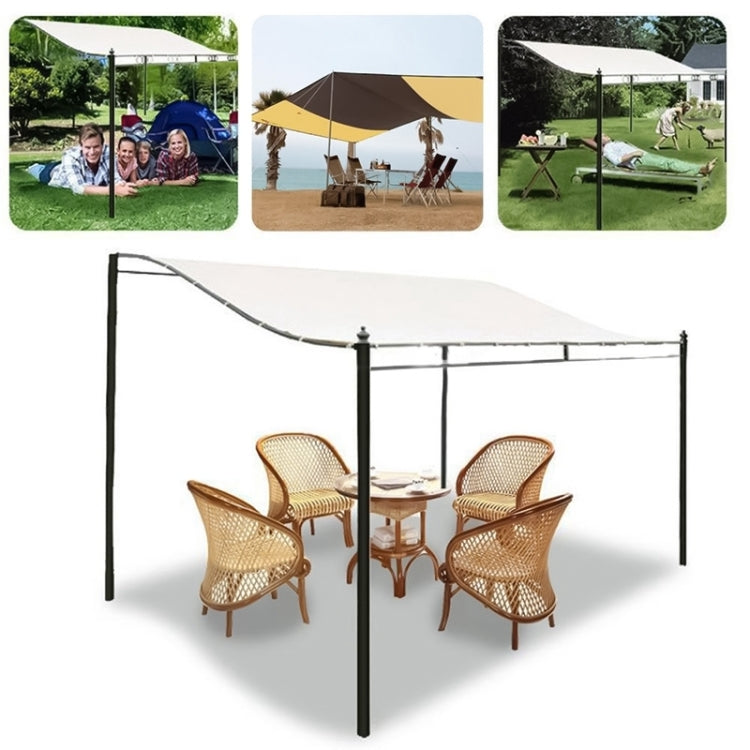 Garden Patio Awning Canopy Waterproof Shade Cloth, 2.5X2.6m, 3X2.6m, 3X3m