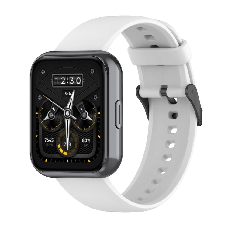 Solid Color Soft Silicone Watch Band, For Realme Watch 3