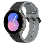 Two-color Silicone Watch Band, For Samsung Galaxy Watch5 40mm / 44mm