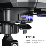 Motorcycle / Bicycle Rearview Mirror Wireless Charging Waterproof Box Mobile Phone Holder, M18S-A2, M18L-A2