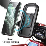 Motorcycle / Bicycle Rearview Mirror Wireless Charging Waterproof Box Mobile Phone Holder, M18S-A2, M18L-A2