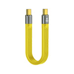 100W 40Gbps USB-C/Type-C to USB-C/Type-C FPC Flexible Data Cable, Length: 13.8cm, 40Gbps USB-C/Type-C to USB-C/Type-C