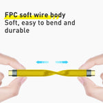 100W 40Gbps USB-C/Type-C to USB-C/Type-C FPC Flexible Data Cable, Length: 13.8cm, 40Gbps USB-C/Type-C to USB-C/Type-C