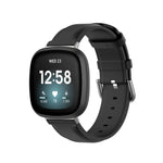 Genuine Leather Watch Band, For Fitbit Versa 4 / Sense 2
