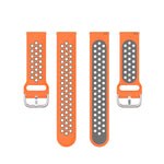 For Fitbit Versa 2 / Versa / Versa Lite 23mm Clasp Two Color Sport Wrist Strap Watchband