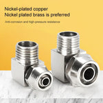 PL8-02 LAIZE Nickel Plated Copper Trachea Quick Fitting Lock Female Connector, PL4-M5, PL4-01, PL4-02, PL6-M5, PL6-01, PL6-02, PL8-01, PL8-02