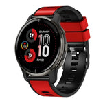 Plain Weave Two-color Silicone Watch Band, For Samsung Galaxy Watch 5 Pro 45mm