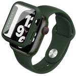 imak Silicone Watch Band PC Frame with Tempered Glass Film, For Apple Watch SE 2022 40mm