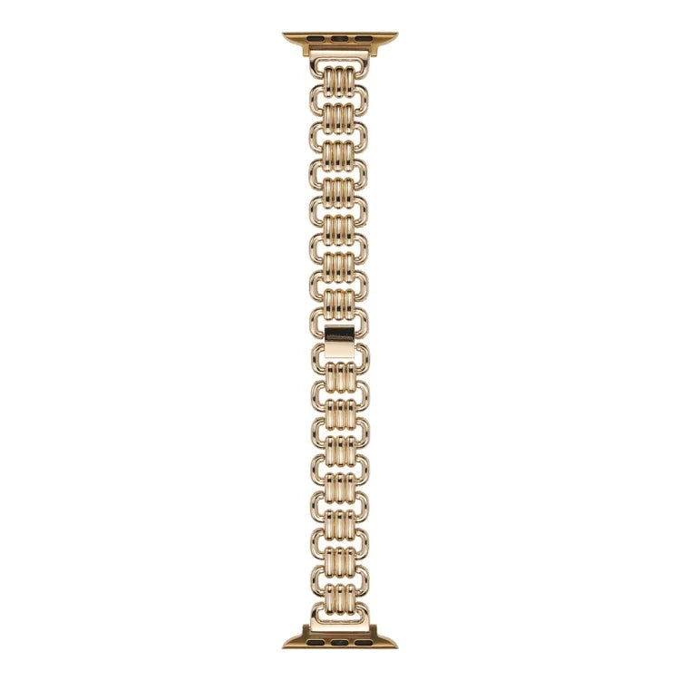 U-chain Metal Watch Band, For Apple Watch Ultra 49mm / Series 8&7 45mm / SE 2&6&SE&5&4 44mm / 3&2&1 42mm, For Apple Watch Series 8&7 41mm / SE 2&6&SE&5&4 40mm / 3&2&1 38mm