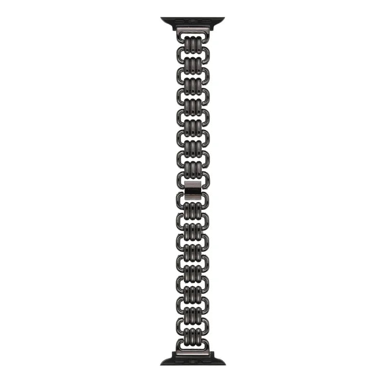 U-chain Metal Watch Band, For Apple Watch Ultra 49mm / Series 8&7 45mm / SE 2&6&SE&5&4 44mm / 3&2&1 42mm, For Apple Watch Series 8&7 41mm / SE 2&6&SE&5&4 40mm / 3&2&1 38mm