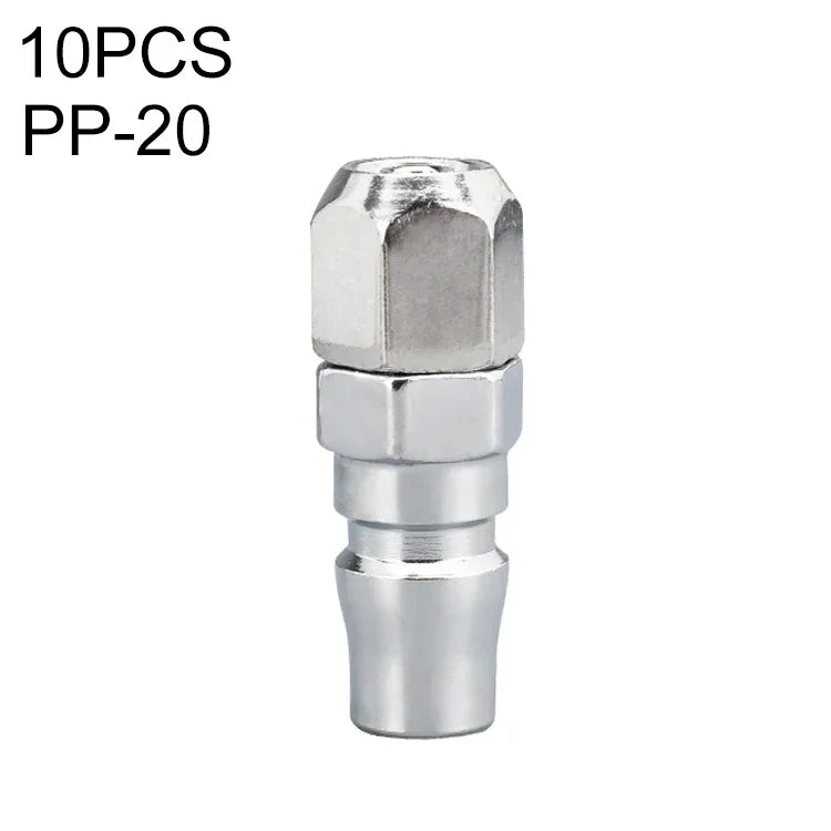 10pcs C-type Self-lock Air Tube Pneumatic Quick Fitting Connector, PF-20, PF-30, PF-40, PH-20, PH-30, PH-40, PM-20, PM-30, PM-40, PP-20, PP-30, PP-40, SF-20, SF-30, SF-40, SH-20, SH-30, SH-40, SM-20, SM-30, SM-40, SP-20, SP-30, SP-40, SF+PF-20, SF+PF-3...